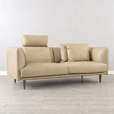 Milton Sofa, L192, Semi Aniline Leather (full leather)