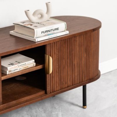 OTTO TV cabinet, Natural Walnut L150