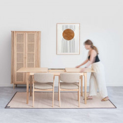 Z Chair, W46, Green, Walnut Brown [SALE]