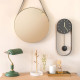 Table lamp Bank Iron Black W. Antique Gold [Display]