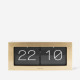 Clock Boxed Flip Clock XL - Gold [Display]