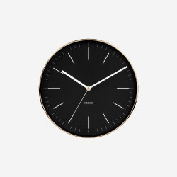 Wall Clock Minimal - Black