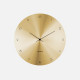 Wall Clock Dome Disc - Gold [SALE]