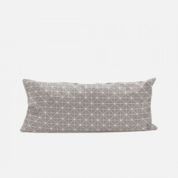 Geo origami pillow-S Grey