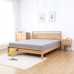 [SALE] Double Dip Bed, Oak