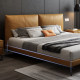 LOGAN II Leather Bed Frame, with storage, Genuine leather LOGAN II Leather Bed Frame, with storage, Genuine leather
