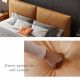 LOGAN II Leather Bed Frame, with storage, Genuine leather LOGAN II Leather Bed Frame, with storage, Genuine leather