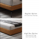 LOGAN II Leather Bed Frame, with storage, Genuine leather LOGAN II Leather Bed Frame, with storage, Genuine leather