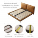 LOGAN II Leather Bed Frame, with storage, Genuine leather LOGAN II Leather Bed Frame, with storage, Genuine leather