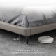 BD02701 Leather Bed Frame