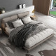 BD02701 Leather Bed Frame