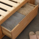 DOLCH Bed Frame with Drawers L150 / L180