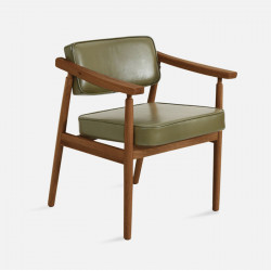 DOLCH Lounge Chair, W58, Dark Walnut [Display]