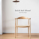 Elbow Armchair, Walnut Brown Elbow Armchair, Walnut Brown