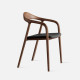 ONE armchair, Walnut Brown ONE armchair, Walnut Brown