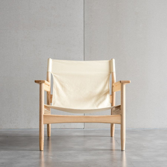 ONE FLAT Lounge Chair, Ash