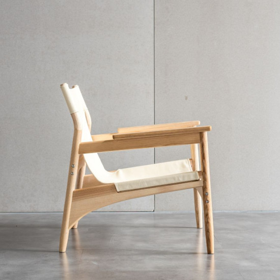 ONE FLAT Lounge Chair, Ash [SALE]