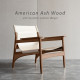 ONE FLAT Lounge Chair, Ash [SALE]