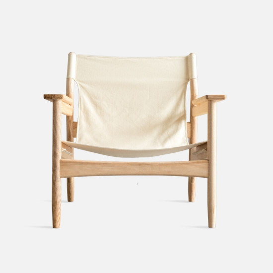 ONE FLAT Lounge Chair, Ash