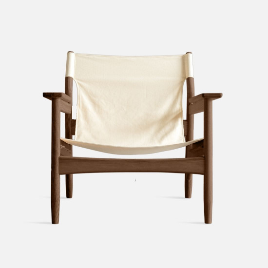 ONE FLAT Lounge Chair, Walnut Brown [SALE]