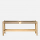 Unite Bench with rope weave, W110, Oak Unite Bench with rope weave, W110, Oak