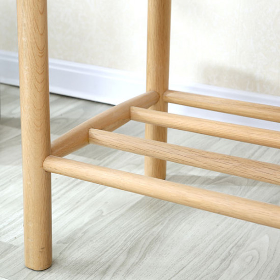 Unite Bench with rope weave, W110, Walnut Unite Bench with rope weave, W110, Walnut