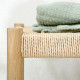 Unite Bench with rope weave, W110, Walnut Unite Bench with rope weave, W110, Walnut