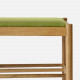 Unite Bench with Fabric, W110 Oak Unite Bench with Fabric, W110 Oak