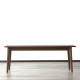 DANDY Bench L115/135, Natural Walnut