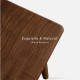 SHIMA Bench L105-L155, Walnut SHIMA Bench L105-L155, Walnut