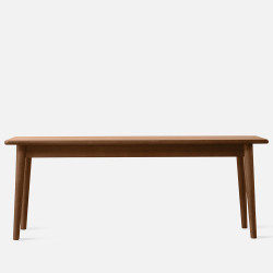 DANDY Bench L115/135, Natural Walnut