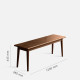 DANDY Bench L115/135, Natural Walnut DANDY Bench L115/135, Natural Walnut