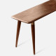 DANDY Bench with Brass, L120/L150 Natural Walnut DANDY Bench with Brass, L120/L150 Natural Walnut