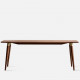 DANDY Bench with Brass, L120/L150 Natural Walnut DANDY Bench with Brass, L120/L150 Natural Walnut