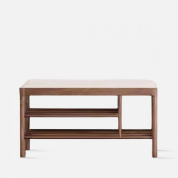 Bench with Shoe Shelf L90, Walnut [Sale]