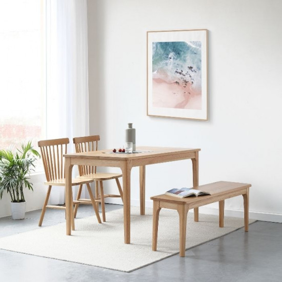 [SALE] DANA Bench, L100-155 , Natural oak 