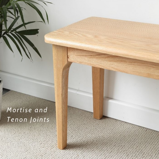 [SALE] DANA Bench, L100-155 , Natural oak 