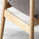 [Sale] Curve Chair W45 Walnut with blue cushion