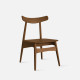 Wooden Curve Chair, W45, Walnut Wooden Curve Chair, W45, Walnut