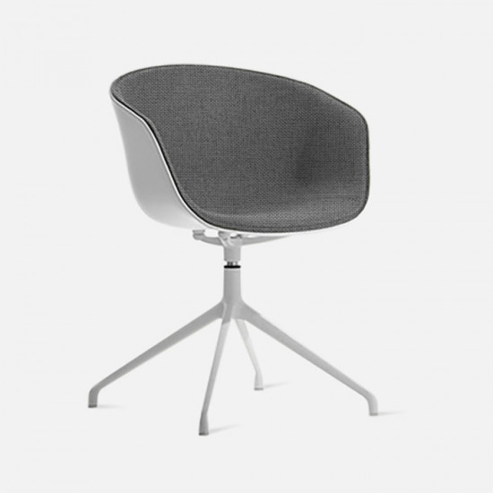 U Shape Armchair, W57, Grey