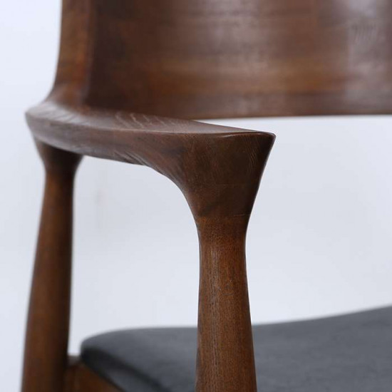 Hiroshima Armchair, W62, Oak 