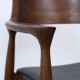 Hiroshima Armchair, W62, Walnut