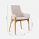Solo Chair, W52, Oak