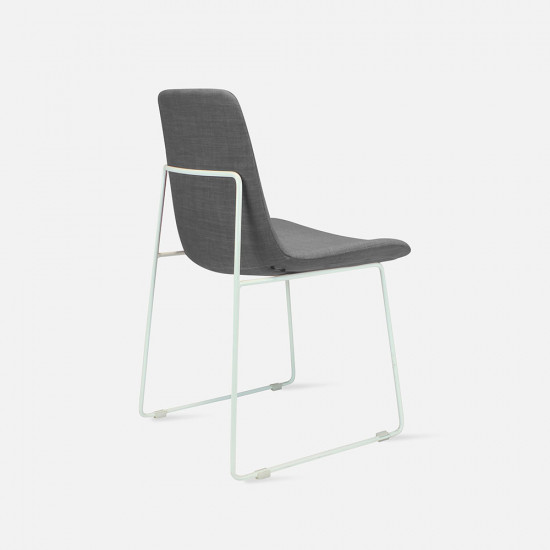 IND Chair, W53, White Leg IND Chair, W53, White Leg