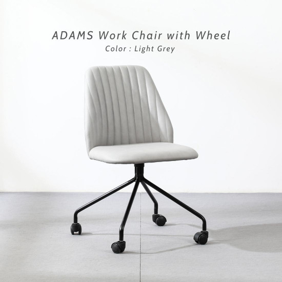 ADAMS work chair with wheels, Deep Blue