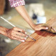 SEN Extendable Table L165 extendable to 205, Ash [1 left]