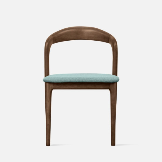 LUCA Dining Chair, W50, Walnut Brown