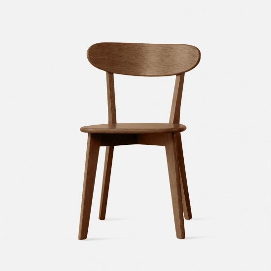 LENA Dining Chair W42 Walnut