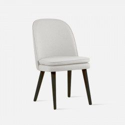 JC Armless Chair, W52, Black Legs