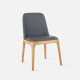 Fin Armless Dining Chair, Ash Fin Armless Dining Chair, Ash